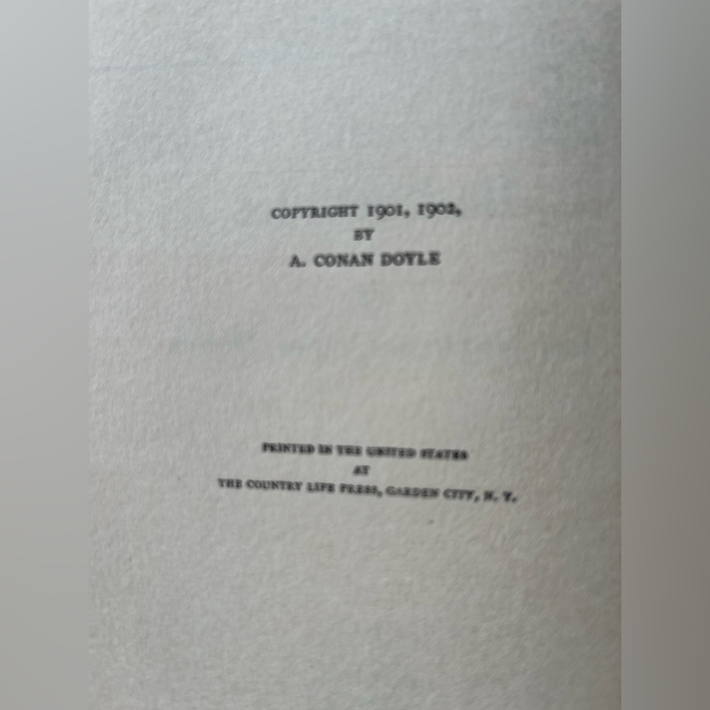 1902 VTG book- A.Conan Doyle: Sherlock Holmes, The Hound of the Baskervilles - Picture 7 of 11